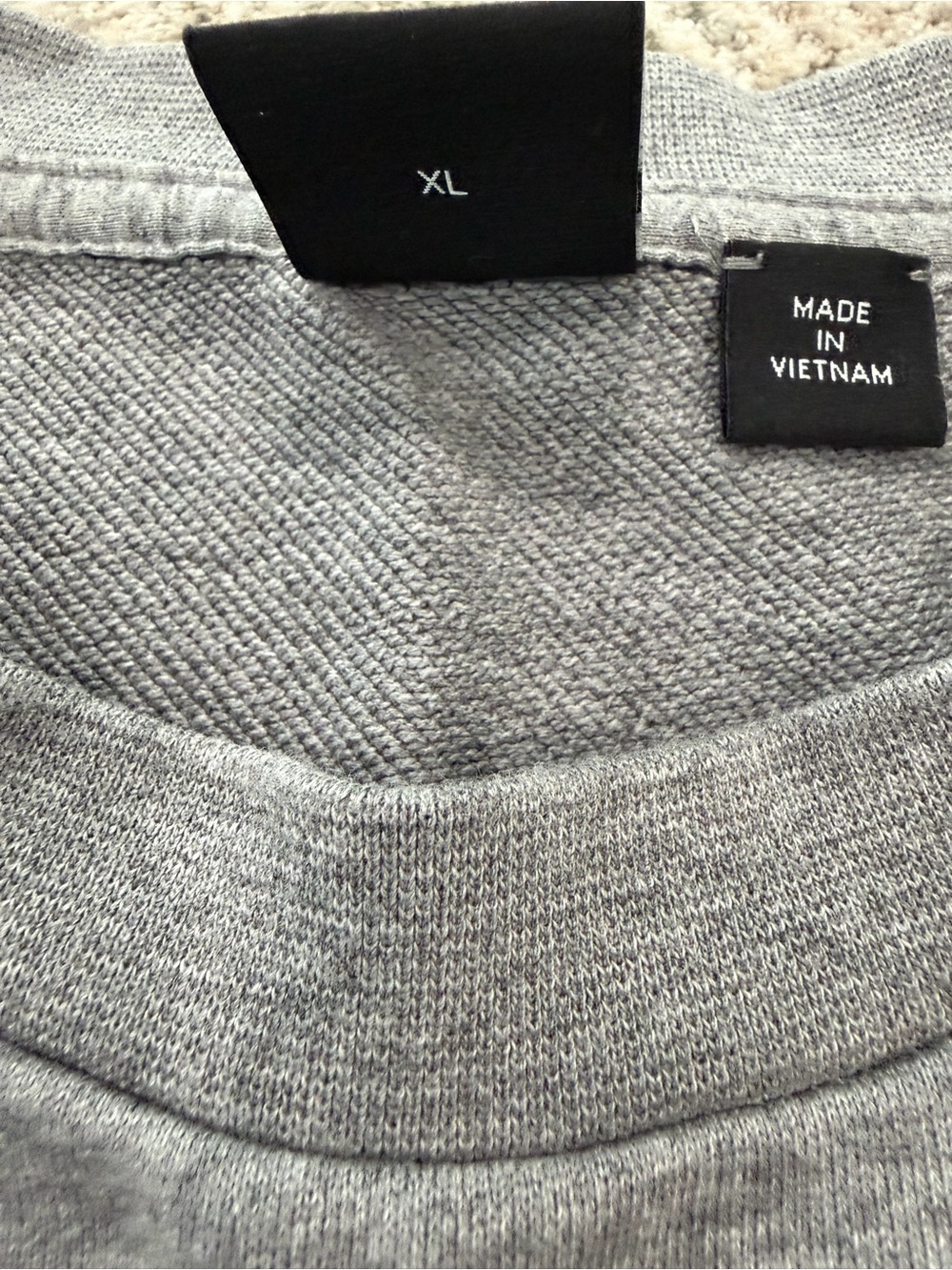Hugo Boss Gray Embroidered BOSS Crewneck Sweater - Picture 4 of 6